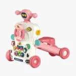Andador montable para bebé Animal Paradise con juegos interactivos y volante