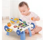 Andador y mesa de actividades para bebé Animal Paradise en color azul con juegos interactivos