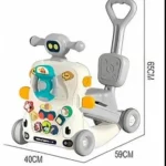Andador 6 en 1 Animal Paradise para bebé, con volante, asiento y panel de actividades