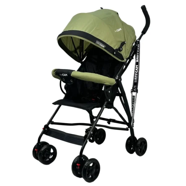 Coche de paseo ligero Baby Cam modelo Atenas en color verde