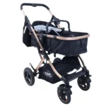 Coche para bebé tipo moisés Baby Cam modelo Galaxy New PBB en color negro