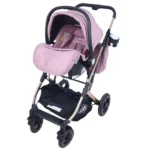 Coche para bebé tipo moisés Baby Cam modelo Galaxy New PBB en color rosado