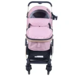 Coche para bebé tipo moisés Baby Cam modelo Galaxy New PBB en color rosado