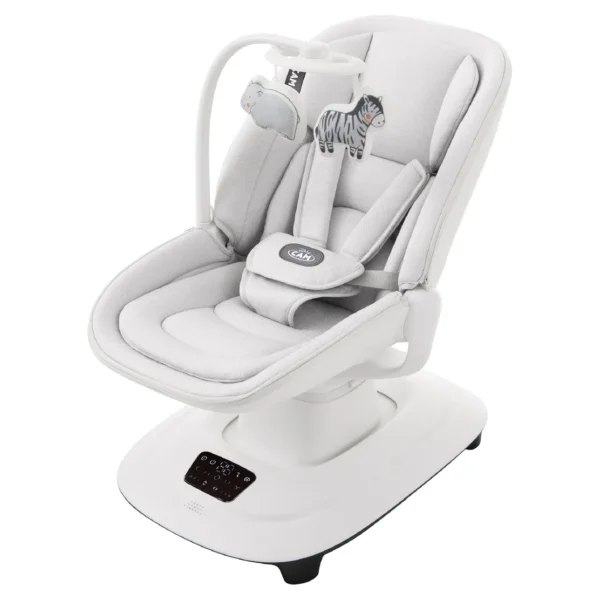 Mecedora eléctrica para bebé Baby Cam manéjala desde tu celular y posiciones ajustables