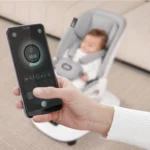 Mecedora eléctrica para bebé Baby Cam manéjala desde tu celular y posiciones ajustables