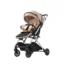 Coche de paseo Baby Cam modelo Splin color beige con estructura resistente y diseño elegante