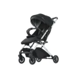 Coche de paseo Baby Cam modelo Splin color negro con estructura resistente y diseño elegante