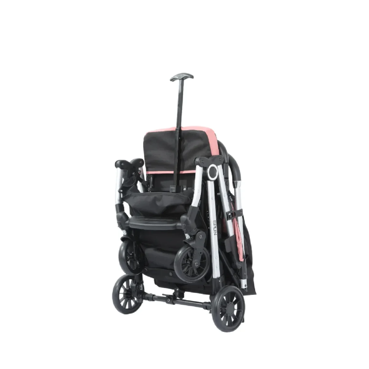 Coche de paseo Baby Cam modelo Splin color rosado con estructura resistente y diseño elegante