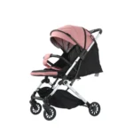 Coche de paseo Baby Cam modelo Splin color rosado con estructura resistente y diseño elegante