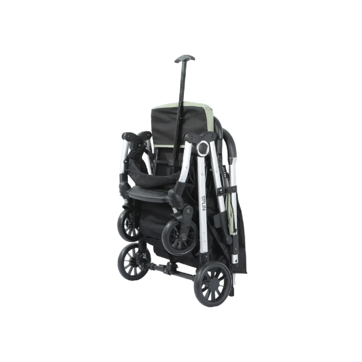 Coche de paseo Baby Cam modelo Splin color verde con estructura resistente y diseño elegante