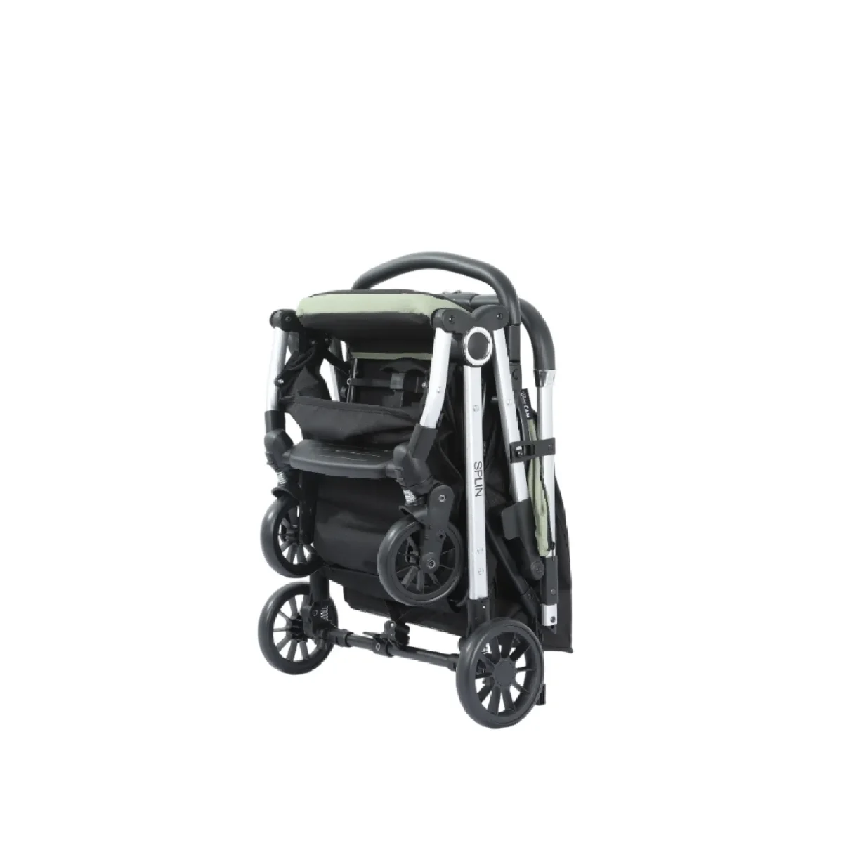 Coche de paseo Baby Cam modelo Splin color verde con estructura resistente y diseño elegante