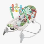 silla Bouncer Baby Cam con vibración, bandeja desmontable, música y diseño colorido