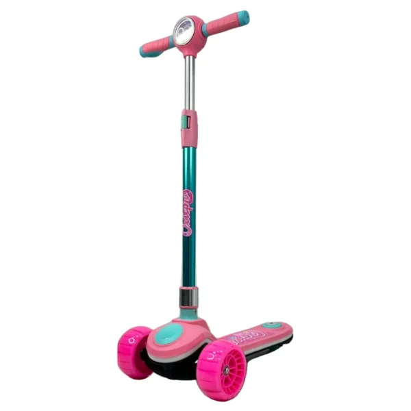 Scooter infantil Oxie Pro Elite con manubrio ajustable y 3 ruedas anchas