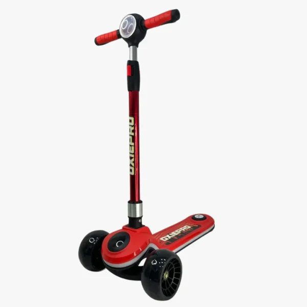 Scooter infantil Oxie Pro Elite con manubrio ajustable y 3 ruedas anchas