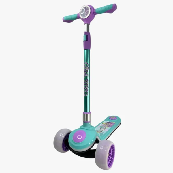 Scooter infantil Oxie Pro Elite con manubrio ajustable y 3 ruedas anchas