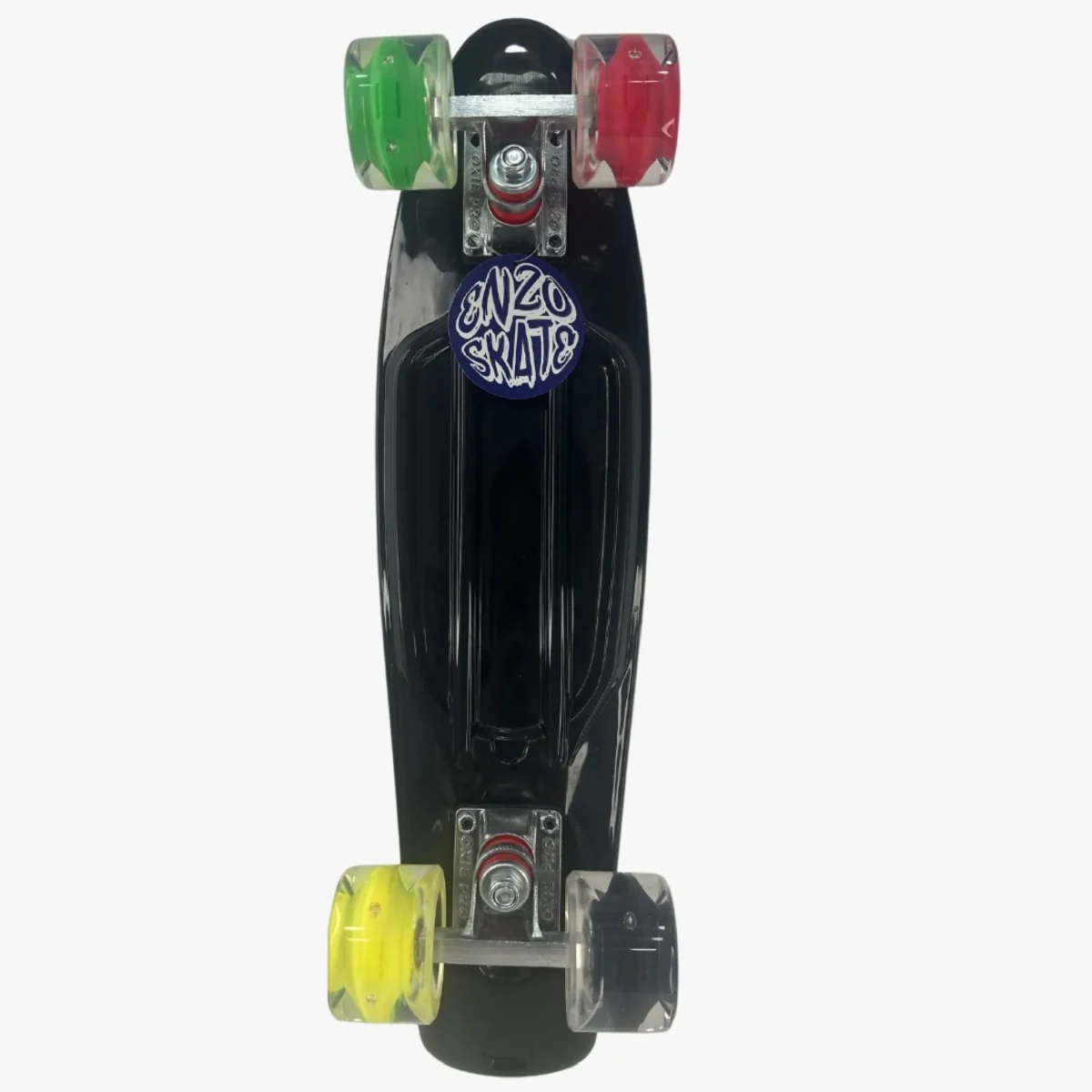 Skate tipo penny board Enzo Skate con ruedas de colores LED oxie pro