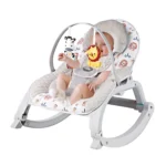 Baby bouncer Baby Cam modelo 68715BG con juguetes colgantes y diseño de animales
