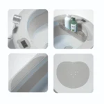 Bañera para bebé Baby Cam gris con soporte náutico acolchado