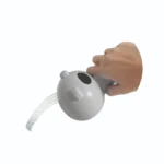 Bañera para bebé Baby Cam gris con soporte náutico acolchado