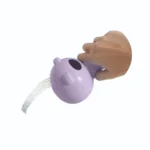 Bañera para bebé Baby Cam morado con soporte náutico acolchado