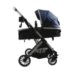 Coche de paseo para bebé Ibiza azul de Baby Cam con toldo y canastilla