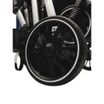 Coche de paseo para bebé Ibiza azul de Baby Cam con toldo y canastilla