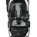 Coche de paseo para bebé Ibiza negro de Baby Cam con toldo y canastilla