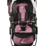 Coche de paseo para bebé Ibiza rosado de Baby Cam con toldo y canastilla