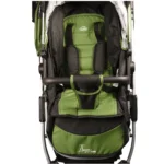 Coche de paseo para bebé Ibiza verde de Baby Cam con toldo y canastilla