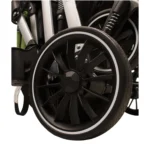 Coche de paseo para bebé Ibiza verde de Baby Cam con toldo y canastilla