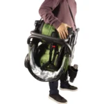 Coche de paseo para bebé Ibiza verde de Baby Cam con toldo y canastilla