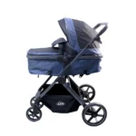 Coche de bebé Baby Cam Londres azul con capazo convertible
