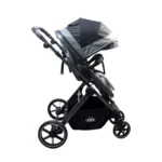 Coche de bebé Baby Cam Londres gris con capazo convertible