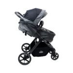 Coche de bebé Baby Cam Londres gris con capazo convertible