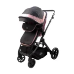 Coche de bebé Baby Cam Londres rosado con capazo convertible