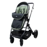 Coche de bebé Baby Cam Londres verde con capazo convertible