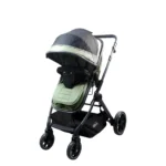 Coche de bebé Baby Cam Londres verde con capazo convertible