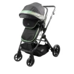 Coche de bebé Baby Cam Londres verde con capazo convertible