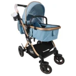 Coche de bebé con carseat Baby Cam Galaxy New Premium color azul
