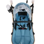Coche de bebé con carseat Baby Cam Galaxy New Premium color azul