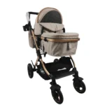 Coche de bebé con carseat Baby Cam Galaxy New Premium color beige