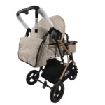 Coche de bebé con carseat Baby Cam Galaxy New Premium color beige