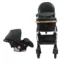 Coche de bebé con carseat Baby Cam Galaxy New Premium color negro