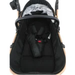 Coche de bebé con carseat Baby Cam Galaxy New Premium color negro