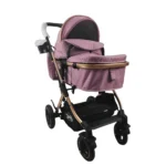Coche de bebé con carseat Baby Cam Galaxy New Premium color rosado