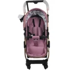 Coche de bebé con carseat Baby Cam Galaxy New Premium color rosado