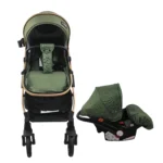 Coche de bebé con carseat Baby Cam Galaxy New Premium color verde