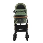 Coche de bebé con carseat Baby Cam Galaxy New Premium color verde