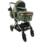 Coche de bebé con carseat Baby Cam Galaxy New Premium color verde