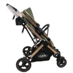 Coche de bebé con carseat Baby Cam Galaxy New Premium color verde